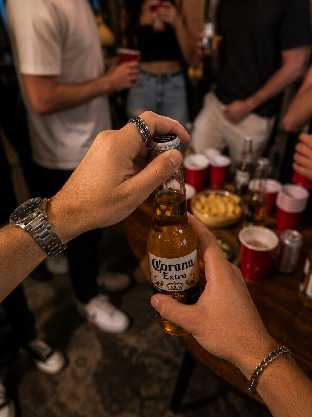 Bottle opener ring￼