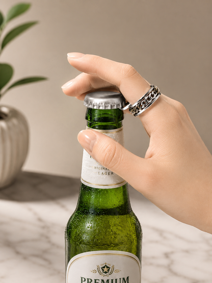 Bottle opener ring￼