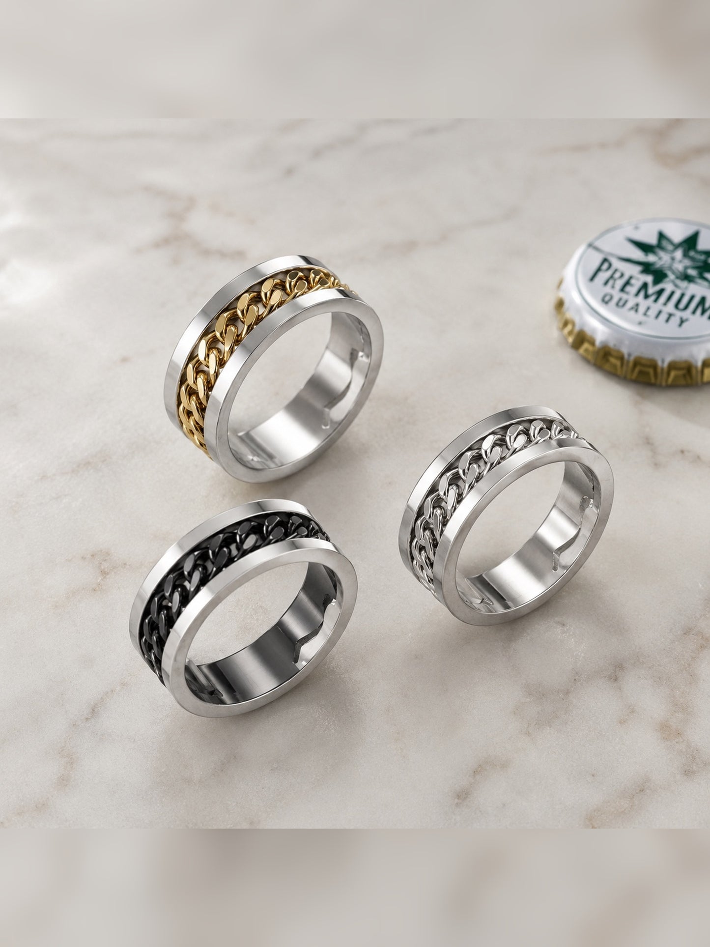Bottle opener ring￼